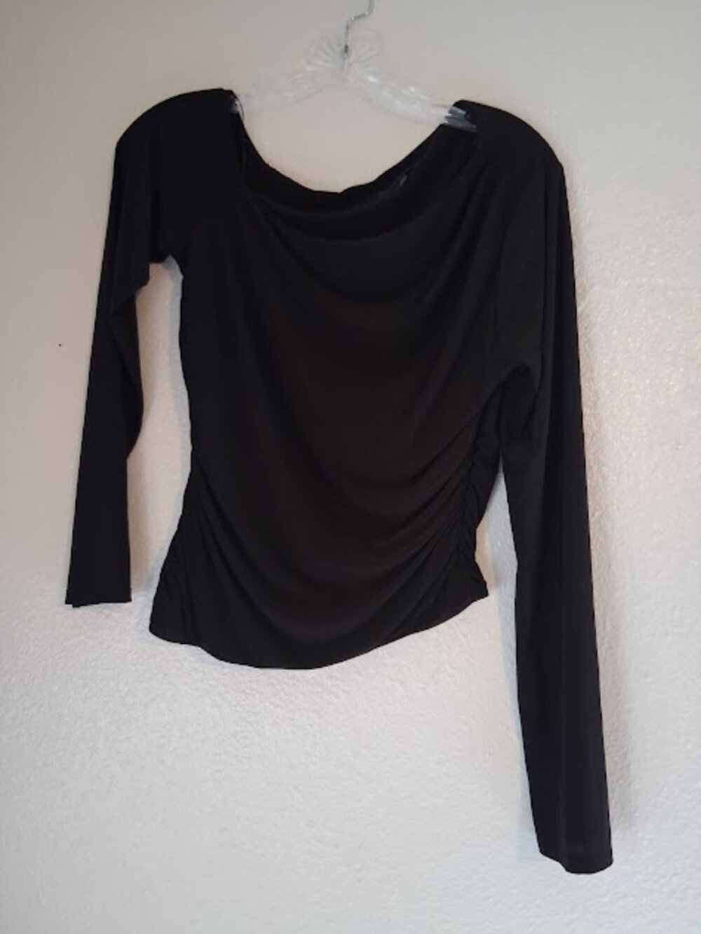 Moa Moa women's size L black long sleeve top